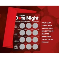 Tarjeta Rasca y Gana Personalizada para una Cita Romántica, Diseño de Tarjeta Rasca y Gana de San Valentín, Tarjeta de Amor Sexy para Él, Regalo para Parejas