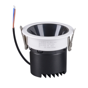 Đèn <span class=keywords><strong>led</strong></span> âm trần nhôm nội thất nhà mới, chiếu sáng khách sạn, AC220V, 3 màu, chất lượng cao, điều chỉnh được, lắp nổi - Product Image 1