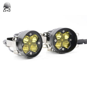 LITU Offroad LED sis lambaları 40W LED sürüş ışıkları 3 inç LED farlar beyaz sarı oto lambaları Offroad için evrensel araba - Product Image 2