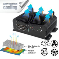 Intel 11. ª generación, Mini PC sin ventilador con 2 canales, LAN Dual, Wifi, Linux, GPIO, PC Industrial integrada, SSD, Mini USB DDR4, enchufe AU, nuevo