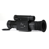 Monoculaire de vision nocturne infrarouge 4K avec zoom 20X, étanche, enregistrement vidéo 30fps, portée IR 300m, prise en charge carte TF