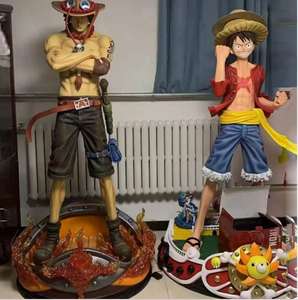 Figura <span class=keywords><strong>di</strong></span> Anime personalizzata statua in resina un pezzo a grandezza naturale statua Luffy Action Figure Anime scultura per la casa - Product Image 4