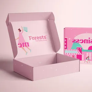 Красота удлинитель волос розовый парик коробки для упаковки 9x6x4 доставка коробка для любви упаковка