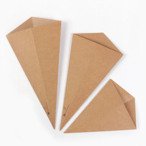 Giấy Kraft Có Thể Phân Hủy Sinh Học Khoai Tây Chiên Với Nước Sốt Nón Giấy - Product Image 5