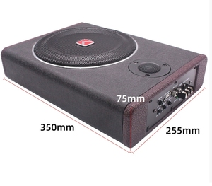 Subwoofer Activo para Coche de 8 Pulgadas y 600W, Altavoz Subwoofer Delgado para Debajo del Asiento con Amplificador, Súper Graves, Subwoofer de 8 Pulgadas - Product Image 5