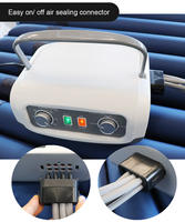 Matelas à pression alternée VU Medical, matelas anti-escarres pour patients alités, soins à domicile et hospitaliers