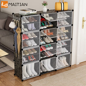 De plástico de lujo zapato de resina rack <span class=keywords><strong>para</strong></span> casa interior 7 niveles zapato armario de almacenamiento puede <span class=keywords><strong>poner</strong></span> botas o <span class=keywords><strong>zapatos</strong></span> de tacón alto en la parte inferior - Product Image 2