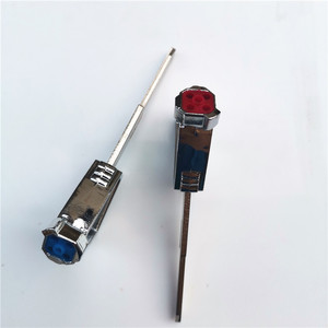 Llave de Aleación para Motocicleta YMH, Ranura Derecha, Azul y Roja, Aleación de Zinc, Fácil Instalación - Product Image 3