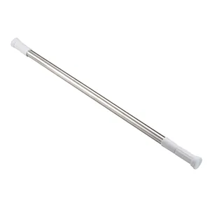 Adjustable Bathroom Telescopic Rods Stainless Steel Shower Curtain Rod Shower Pole