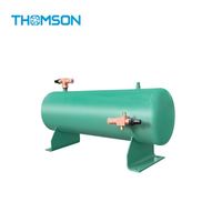 Unité de refroidissement Utiliser le récepteur liquide 35L Récepteur de réfrigérant de type horizontal pour 30 unités de condensation