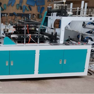 Máquina de producción de delantales desechables Hongtong RHT-500 380V, equipo para fabricar bolsas de plástico para productos acuáticos - Product Image 1