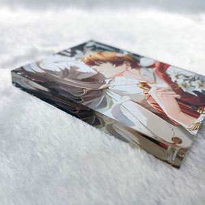 Exhibidor de Acrílico Transparente con Forma Personalizada, Mini Exhibidor de Escritorio Personalizado para Anime, Bodas, Navidad, Año Nuevo - Product Image 3