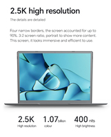 MeeGopad Thin Light und effizienter Laptop mit 2,5 K Auflösung 14 Zoll Win11 Leistungs starke CPU Intel N5015 für Business und Home