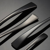 Bulk 5-Star Gold Stainless Steel Flatware Set Golden Dinner Knife Spoon Fork Wedding Cutlery Party