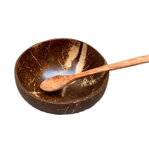 Bols à smoothie et à <span class=keywords><strong>salade</strong></span> en coquille de noix de coco classiques, écologiques et de haute qualité, décoration de cuisine en noix de coco naturelle pour cadeaux végétaliens, tasse en bois - Product Image 2