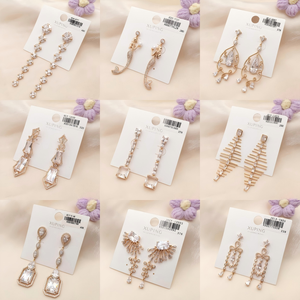 ต่างหูผู้หญิงชุบทอง 18K รุ่น 260119 <span class=keywords><strong>XUPING</strong></span> หลายแบบ ประดับเพชรคิวบิกเซอร์โคเนีย ต่างหูแบบห้อยและแบบติด แฟชั่นสำหรับผู้หญิง ขายส่ง - Product Image 3