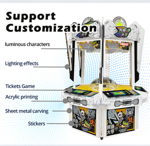 Trò chơi Vé máy hoạt động bằng tiền xu với máy Arcade 1up trò chơi kỹ năng thả bóng thưởng giải trí Châu Á - Product Image 2