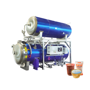 Waterimmersie-<span class=keywords><strong>retort</strong></span> voor collageenpeptide dranken in flessen, precies systeem voor nutraceutische productie - Product Image 2