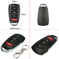 433MHz Code fixe universel porte de Garage/porte télécommande émetteur de commande duplicateur Code Grabber