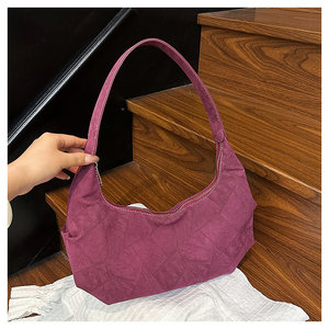 Borsa a Mezzaluna Vintage in Pelle PU per Uso Quotidiano Femminile alla Moda - Product Image 5