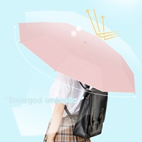 Parapluie compact portable anti-UV, motif adorable de chiots et chatons, structure robuste en acier et fibre de verre, protection solaire