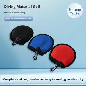 Bolsa de Golf Personalizada con Cubierta Protectora de Material de Buceo y Tela de Forro Polar con Gancho, Modelo 001, Origen Wuxi, Bolsa para Limpiar y Guardar Pelotas Deportivas - Product Image 4