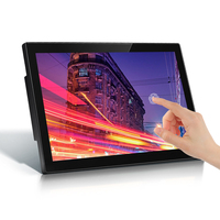 Montaje en pared 15,6 "18,5" 32 "Android Ad Display Monitor con pantalla táctil Bus Publicidad Reproductor LCD Señalización digital