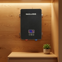 Chauffe-eau électrique à débit instantané 5500W avec écran LED, température constante, pour hôtel, camping-car, voiture, extérieur, usage domestique, salle de bain, en plastique, certifié CE