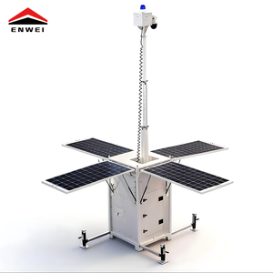 Torre de Seguridad <span class=keywords><strong>Solar</strong></span> con CCTV Ecológica para Ubicaciones Remotas Fuera de la Red, Vigilancia en Vivo 24/7 - Product Image 2