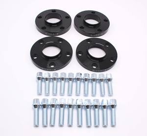 4 pièces entretoises de roue noires décalées 66,6 mm 15/20 mm 5x112 mm et boulons (40/45 mm) pour <span class=keywords><strong>Audi</strong></span> <span class=keywords><strong>A5</strong></span>, état neuf VA1987 - Product Image 1