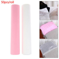 Rouleau de papier jetable pour table de massage, multicolore (bleu, rose, blanc), 2 plis, drap hygiénique pour salon de beauté, SPA, tatouage