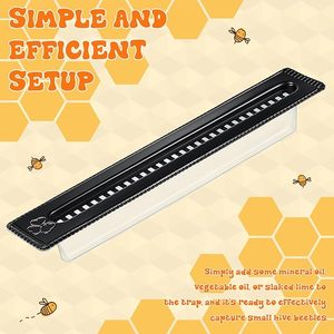 <strong>Small</strong> <strong>Hive</strong> <strong>Beetle</strong> Trap Plastic <strong>Beetle</strong> Traps for Bee <strong>Hives</strong> Beekeeping Tools - Product Image 6