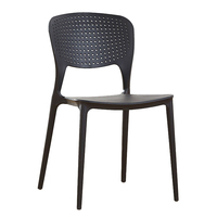 Chaises en plastique bleues, jaunes et oranges en gros, pas chères, empilables, pour l'extérieur, jardin, chaise en plastique Bengal