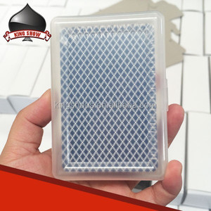 Cartas de Póker Publicitarias de Diseño Personalizado en Acrílico, Baraja Doble Transparente, Impresión en Caliente, Tinta Ecológica, Certificación EN 71, Plástico - Product Image 3
