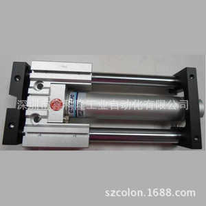 Cilindro Neumático Miniatura de Doble Eje Chelic, 25mm de Diámetro, Cuerpo de Aluminio, Tipo Pistón - Product Image 2
