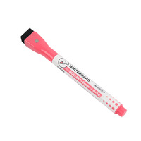 Stylo de tableau blanc magnétique à base d'eau, marqueur de tableau blanc effaçable avec plumeau