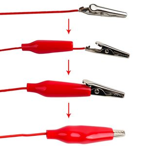 مشبك تمساح إلى لوح الخبز الصيني اختبار كابل دوبونت الرصاص 10pin 20 أنثى ذكر لشريط أردوينو نانو ليد - Product Image 2