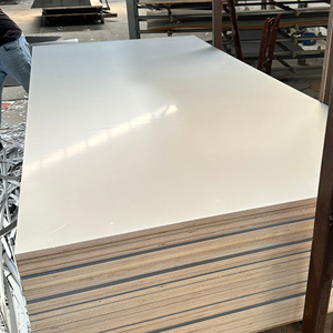 Modern Design Melamine Plywood <strong>Panel</strong> 4x8 <strong>Wood</strong> Sheet Laminated 9mm 15mm 12mm 18mm for Kitchen Cabinets - Product Image 4