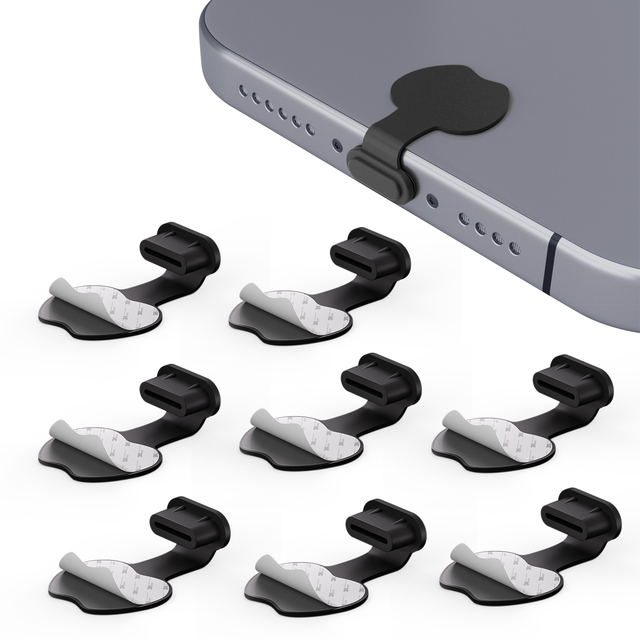 Mobile Phone Dust Plug USB-c Charging Port Plug Type-c Dust Cover Suitable for iPhone 17 Samsung Android Waterproof Anti-loss