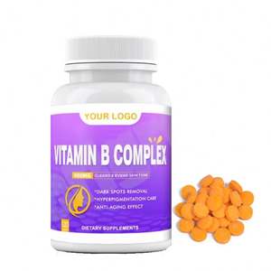 Ausreson OEM Complejo de Vitaminas B1, B6 y B12 Naturales, Suplementos Alimenticios de Marca Privada, Tabletas de Vitamina B1, B6 y B12, Tabletas de Complejo de Vitamina B - Product Image 1