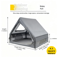 Vente en gros Portable Gonflable Air Tente Confortable Sûr Oxford Toile Tissu Grand Espace Étanche Pique-Nique Camping Offre Spéciale