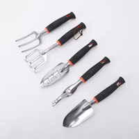 Set di Attrezzi da Giardino in Acciaio al Carbonio Personalizzabile OEM, Portatile, per Fai-da-Te, Include Pala e Forcone, Garanzia di 1 Anno