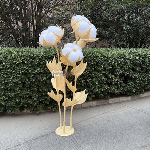 Grandi <span class=keywords><strong>Fiori</strong></span> <span class=keywords><strong>di</strong></span> Peonia Tridimensionali Intrecciati a Mano per Matrimoni, Decorazioni per Vetrine, Oggetti <span class=keywords><strong>di</strong></span> Scena per Fotografia, <span class=keywords><strong>Fiori</strong></span> in Carta Artistica - Product Image 4
