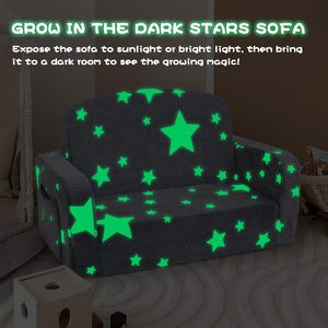 Bagliore nel buio sedie per bambini <span class=keywords><strong>lettino</strong></span> pieghevole portatile per bambini Premium pieghevole piattaforma divano divano letto per eventi festa - Product Image 3