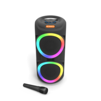 Altavoz Inalámbrico para Exteriores BT5.0 1957, Altavoz para Fiestas al Aire Libre, Subwoofer de Alta Potencia
