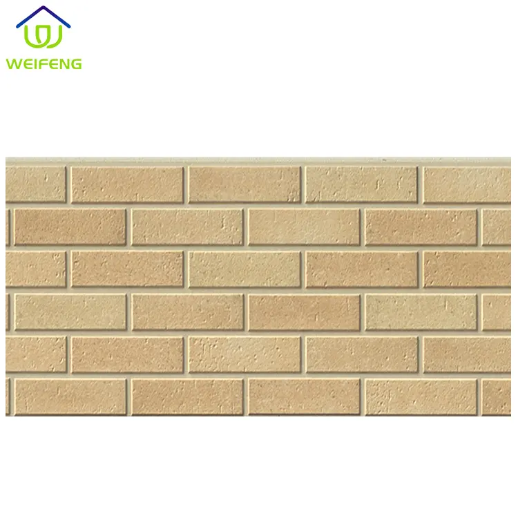 Brick grain house siding exterior wall panel for villa exterior interior wall decoration fiber cement board