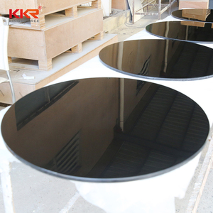 Bàn Tròn Tròn Bằng Đá Cẩm Thạch Trắng Tròn Bàn Ăn Đồ Nội Thất Phòng Ăn Hiện Đại Bề Mặt Rắn - Product Image 4