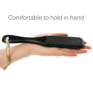 Pierre <span class=keywords><strong>ponce</strong></span> en lave de haute qualité, nouvelle conception, facile à retirer les peaux mortes, brosse à long manche pour les pieds, offre une exfoliation efficace - Product Image 3