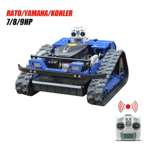 HANYUE all'ingrosso 550mm telecomando falciatrice 7.5HP giardino automatico cingolato robot tosaerba