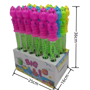 Jouets d'<span class=keywords><strong>eau</strong></span> d'été <span class=keywords><strong>pour</strong></span> enfants souffleur de <span class=keywords><strong>bulles</strong></span> savonneuses avec des <span class=keywords><strong>bulles</strong></span> de dessin animé magiques bâton liquide en plastique <span class=keywords><strong>pour</strong></span> le plaisir en plein air - Product Image 1